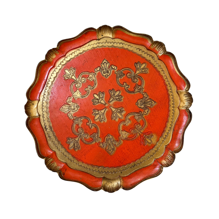 Vintage Italian Florentine Tray