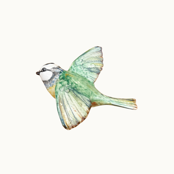 Vintage Beswick England Blue Tit Wall Plaque