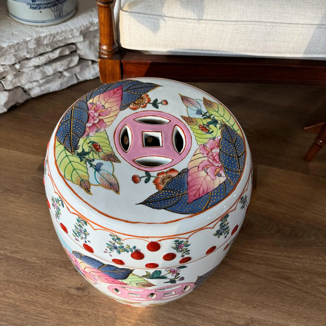 Tobacco Leaf Garden Stool